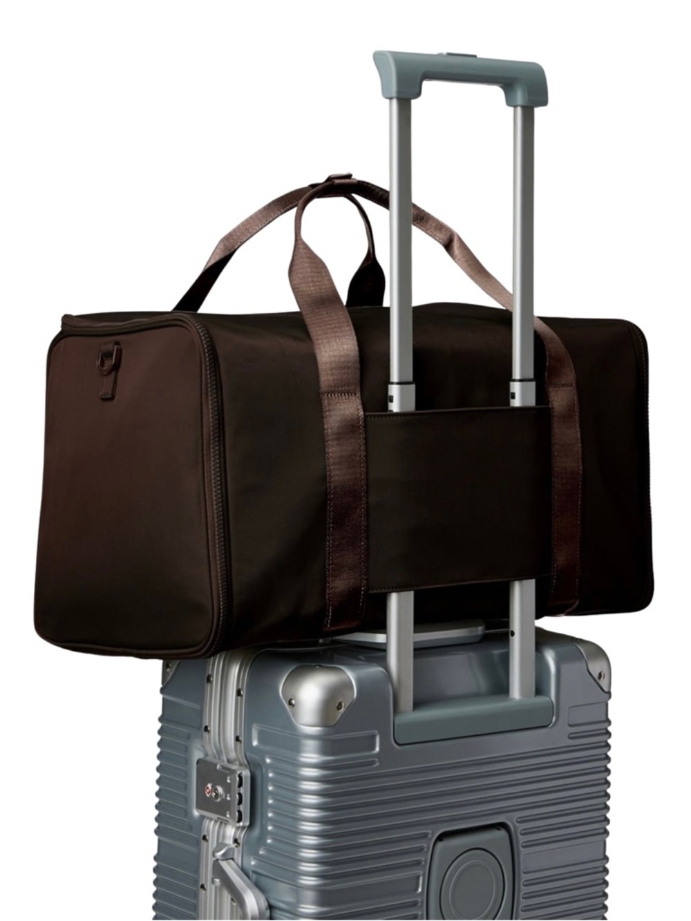 Fabletics Dark Sienna/Desert Shadows Convertible Travel Bag - Picture 5 of 7